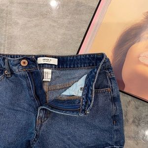 Forever 21 Dark Wash Cuffed Shorts US